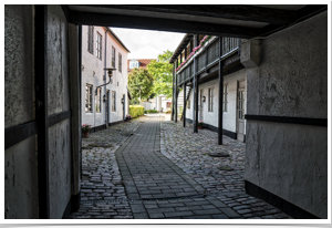 One of many interesting tunneled street entrances.